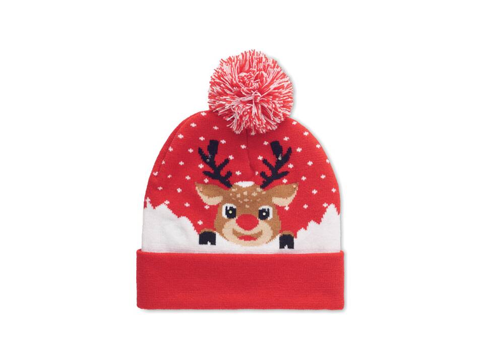 Bonnet de Noël avec lumières LED 2