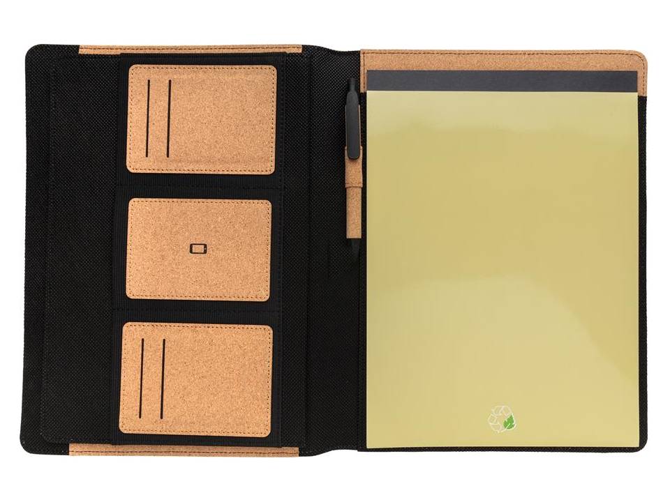 Conférencier A4 en liège avec stylo Deluxe 5