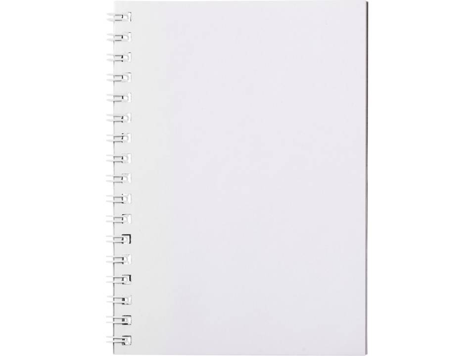 Cahier Desk-Mate® A6 à spirale avec couverture polypropylène 6