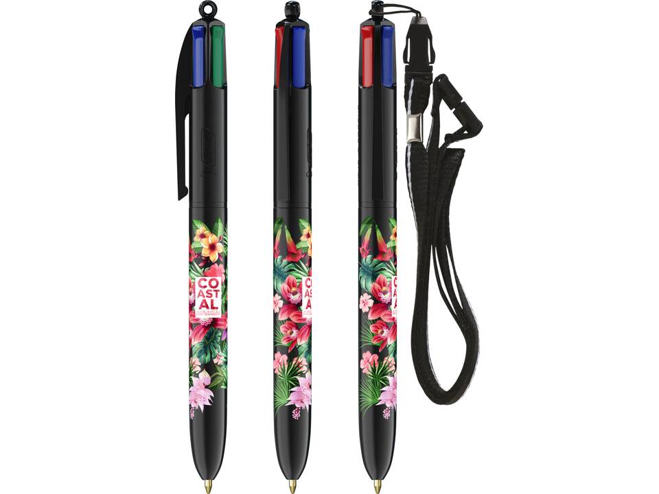 BIC 4 Colours bille + Lanyard 20