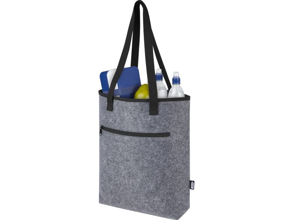 Sac shopping isotherme Felta GRS en feutrine recyclée de 12 L