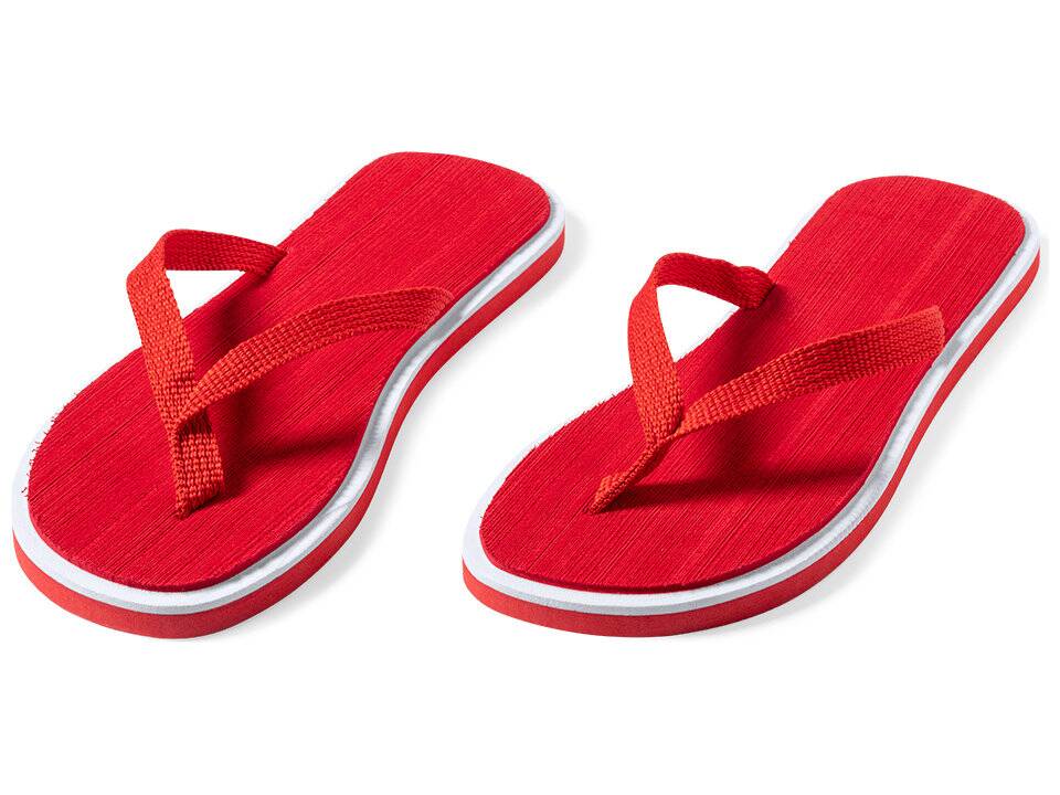 Flip-flops met dikke zolen