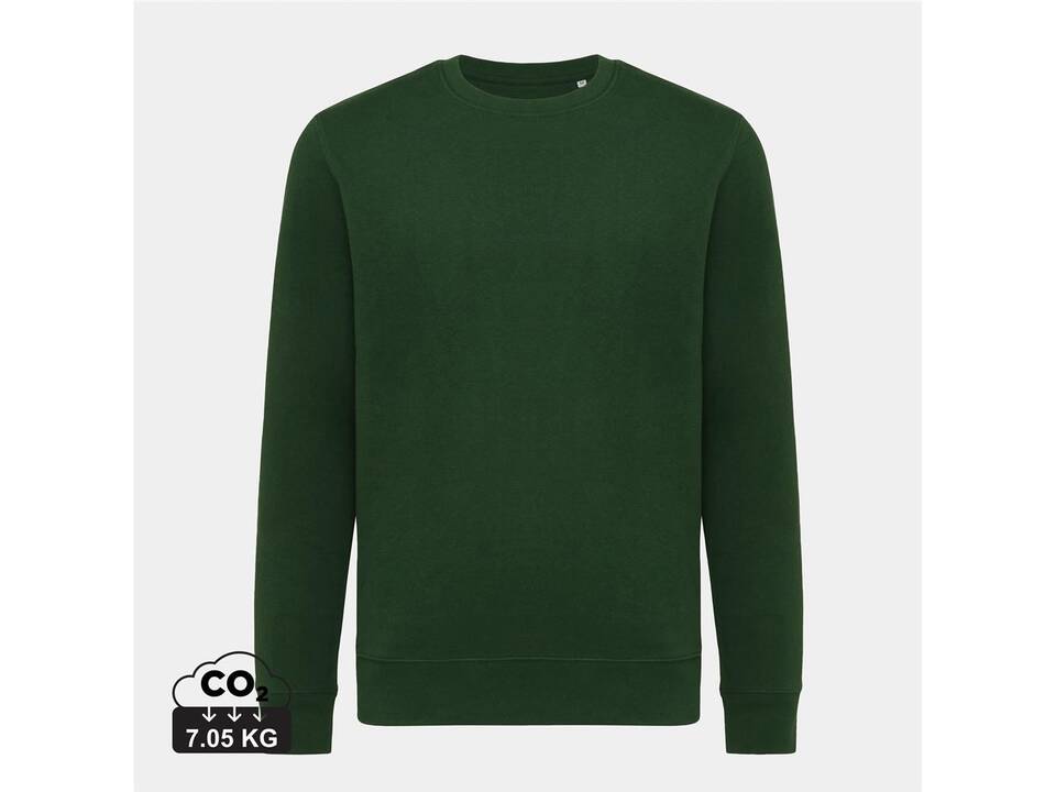 Sweater à col rond léger en coton recyclé Iqoniq Etosha 13