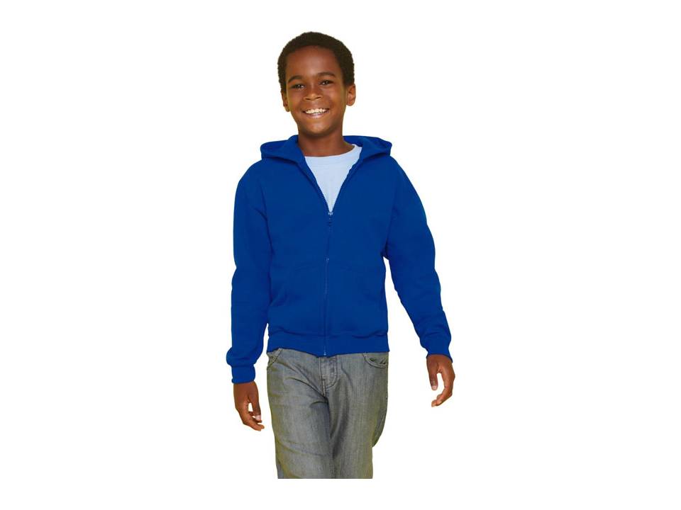 Sweat à capuche zippé grandes tailles 16