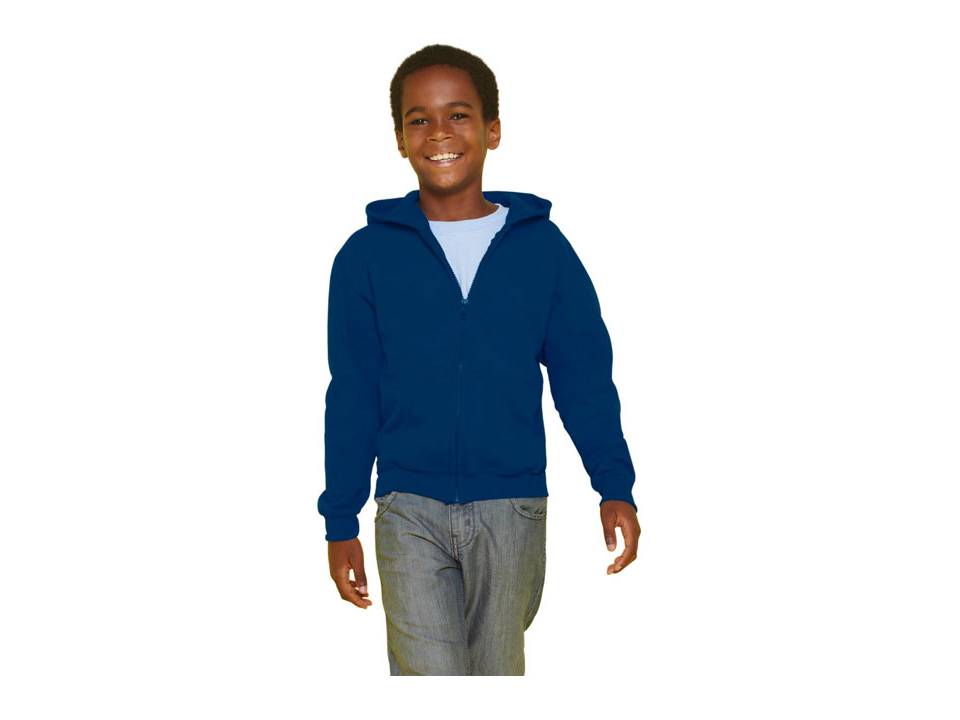 Sweat à capuche zippé grandes tailles 19