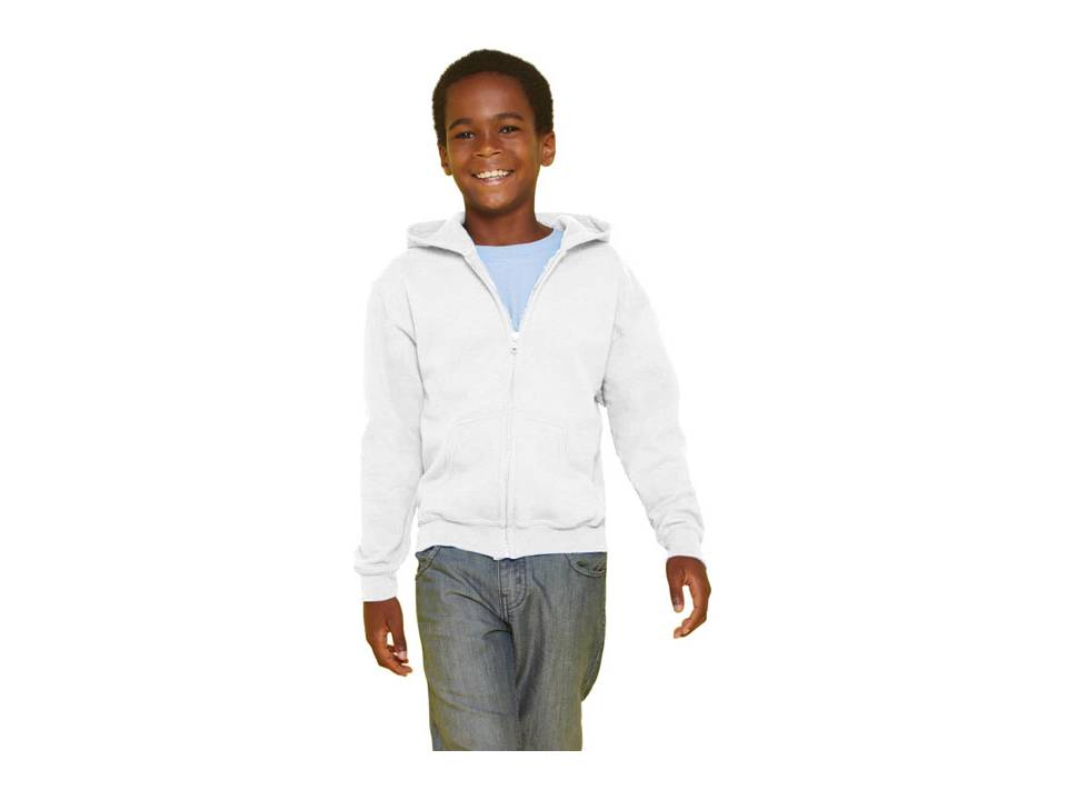 Sweat à capuche zippé grandes tailles 21