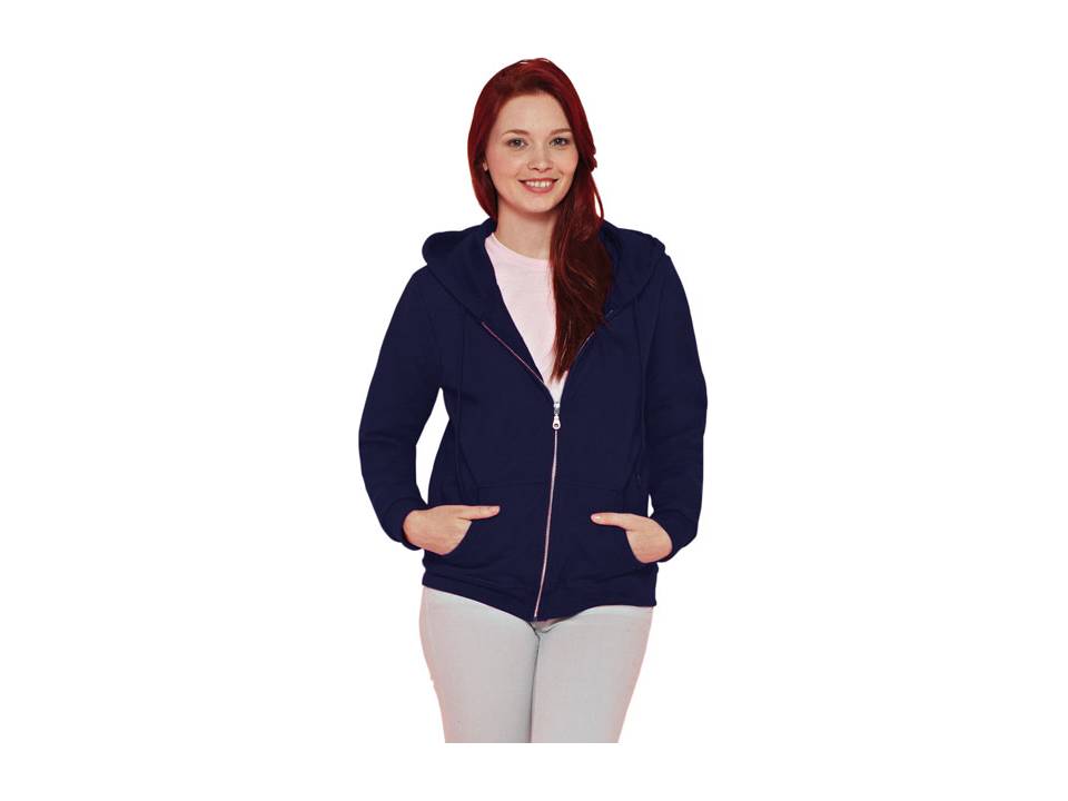 Sweat à capuche zippé grandes tailles 14