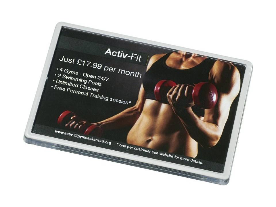 Grand magnet plastique Mond pour réfrigérateur