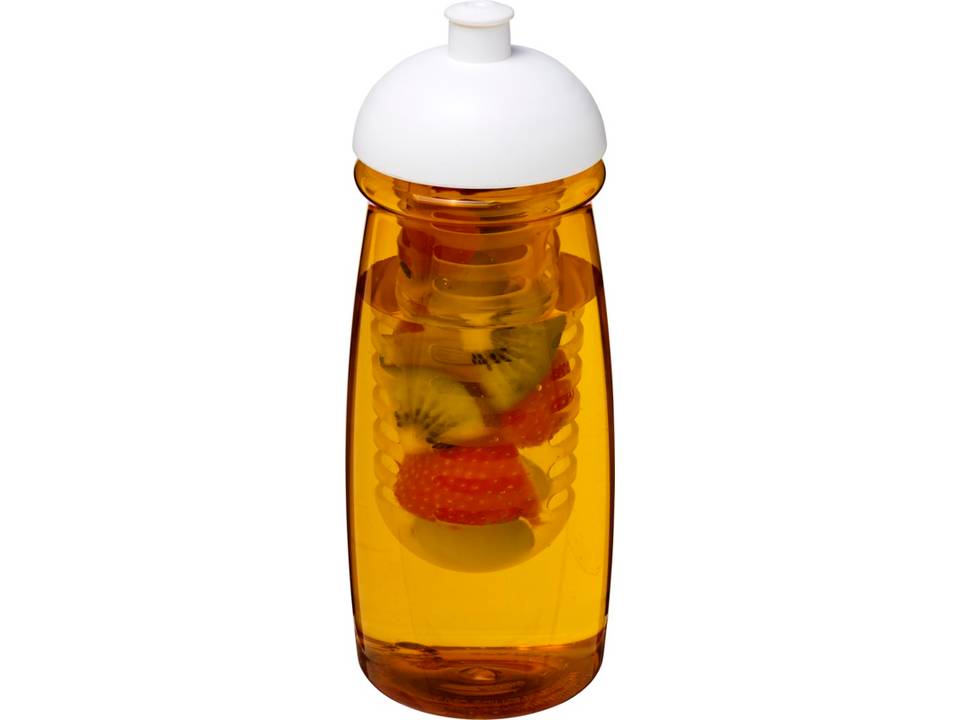 Bouteille de sport et infuseur H2O Pulse® 600 ml avec couvercle dôme