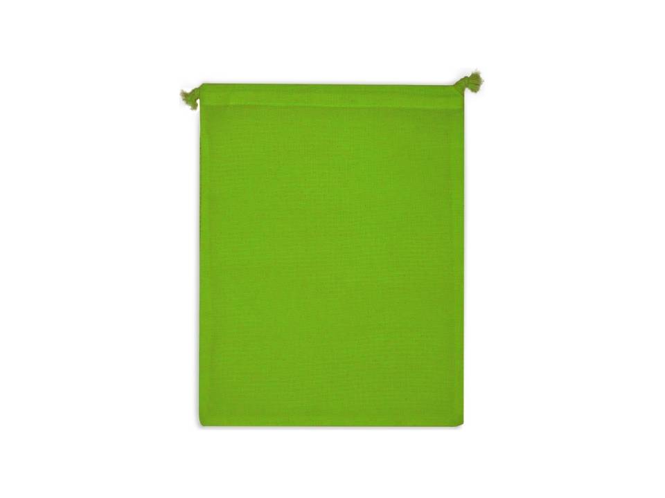 Sac Couleurs Porte-Nourriture, Réutilisable, en Coton Oeko-Tex® 25x30cm 3