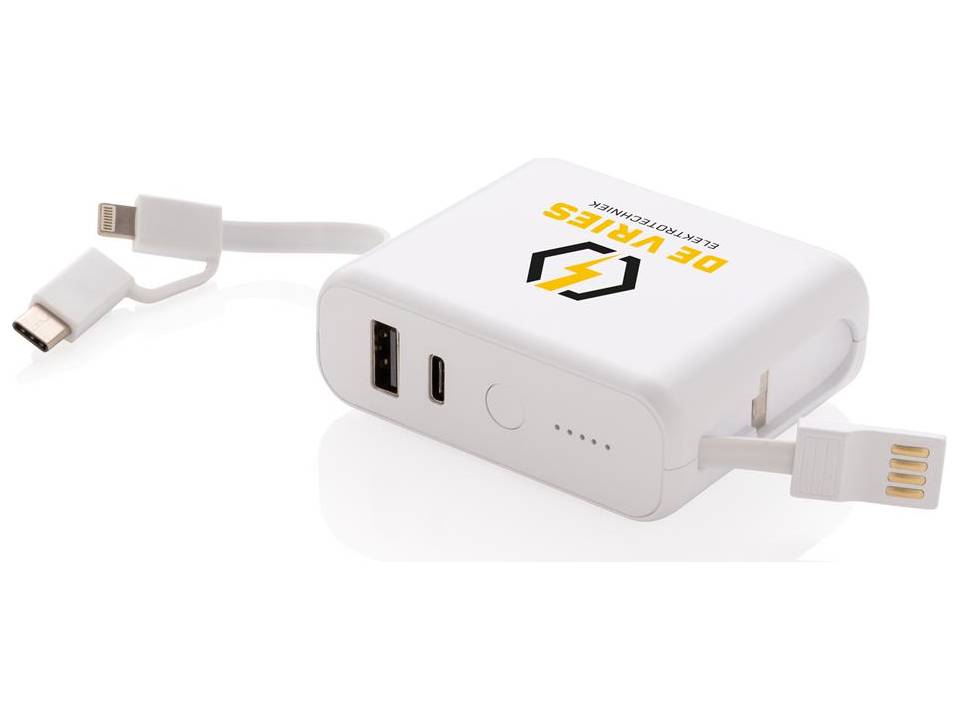 Batterie de secours 5000 mAh avec induction 5W 3