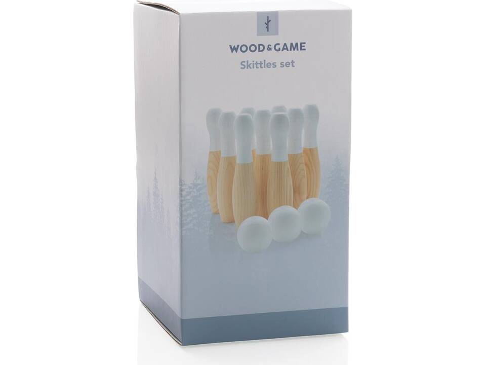 Jeu de quilles en bois 6