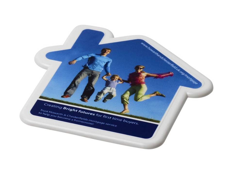 Dessous de verre Cait en forme de maison