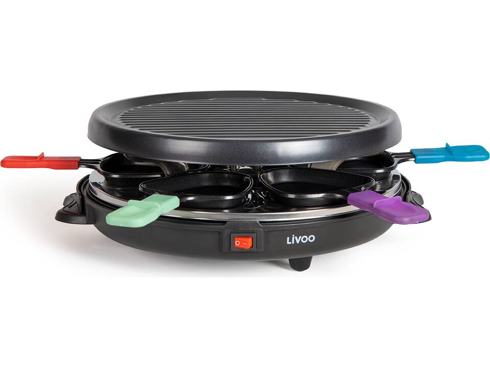 Livoo appareil à raclette 6 personnes - Pasco Promotions