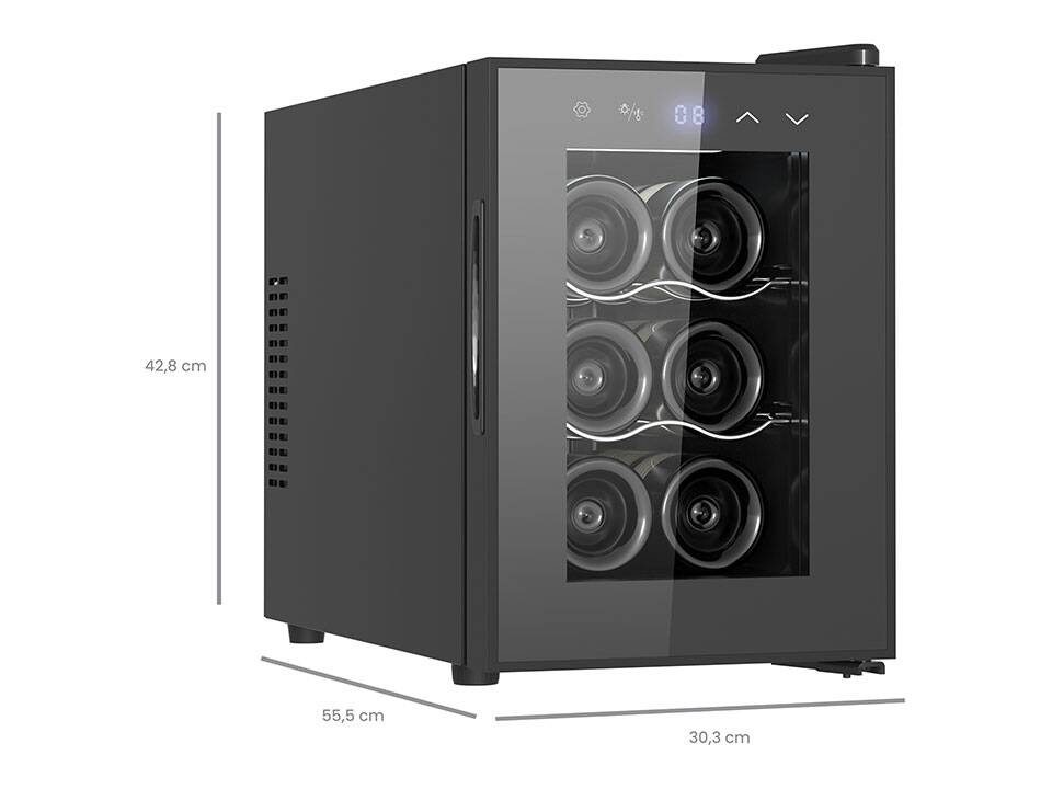 Cave à vin 6 bouteilles 3