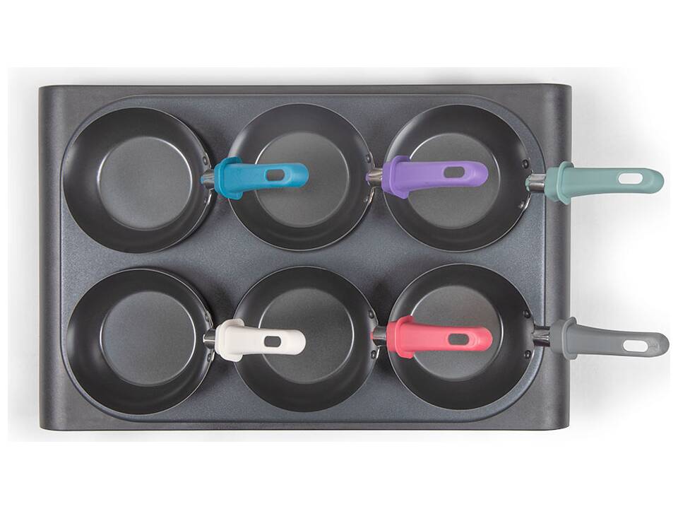 Livoo Set mini woks, crêpière et grill 3