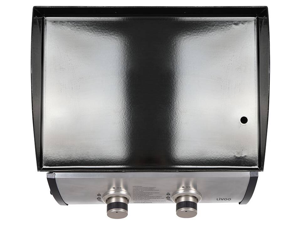 Plancha gaz 2 brûleurs 6