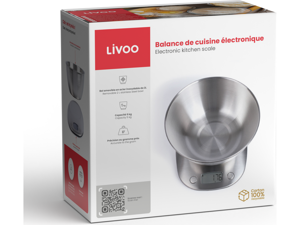 Livoo Balance de cuisine électronique 7
