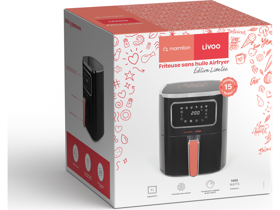 Livoo Airfryer 5L 3