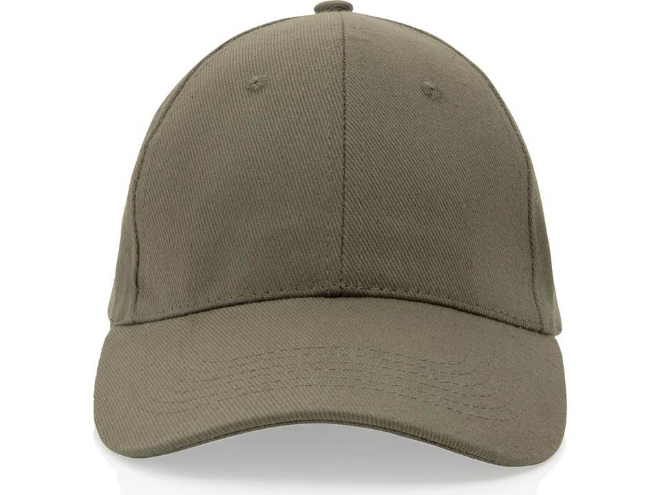 Casquette 6 panneaux en coton recyclé 280gr IMPACT 50