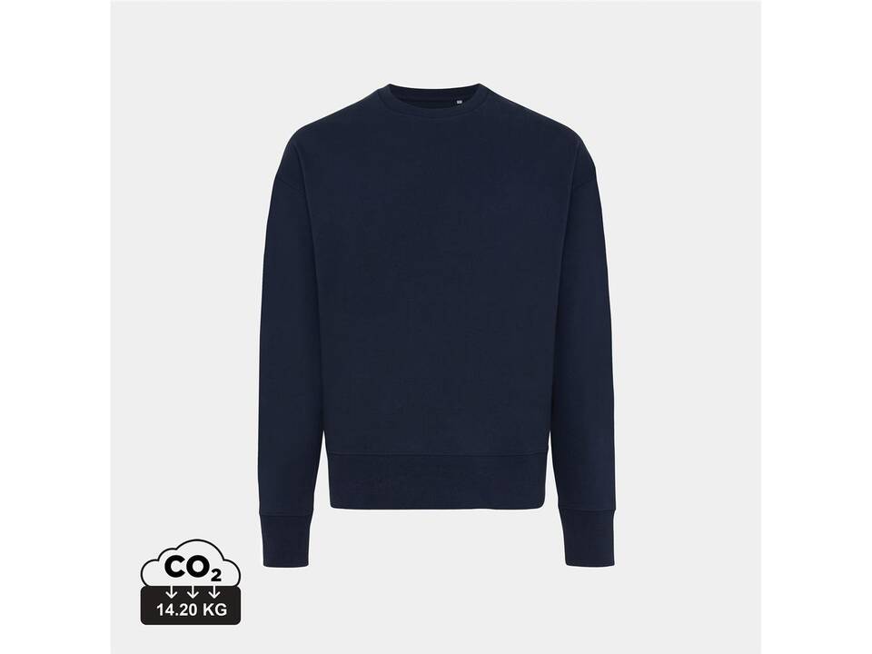 Sweater à col rond en coton recyclé Iqoniq Kruger 2