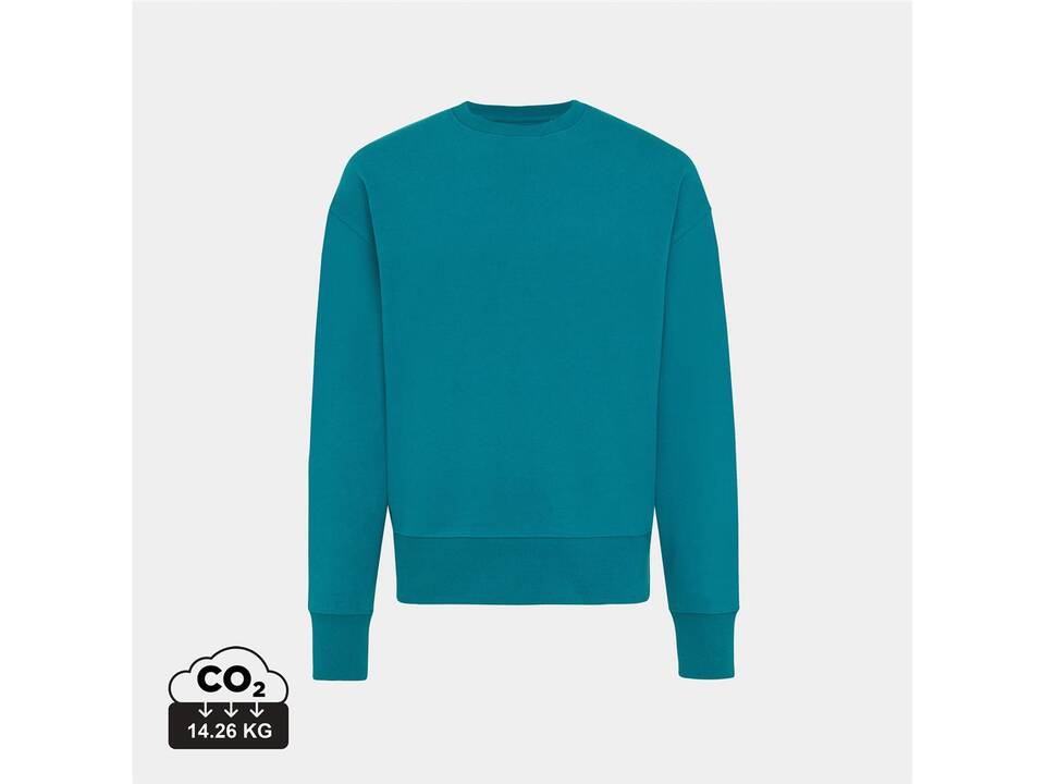 Sweater à col rond en coton recyclé Iqoniq Kruger 6