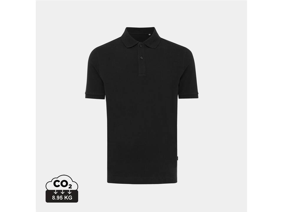Polo en coton piqué et recyclé Iqoniq Yosemite 1