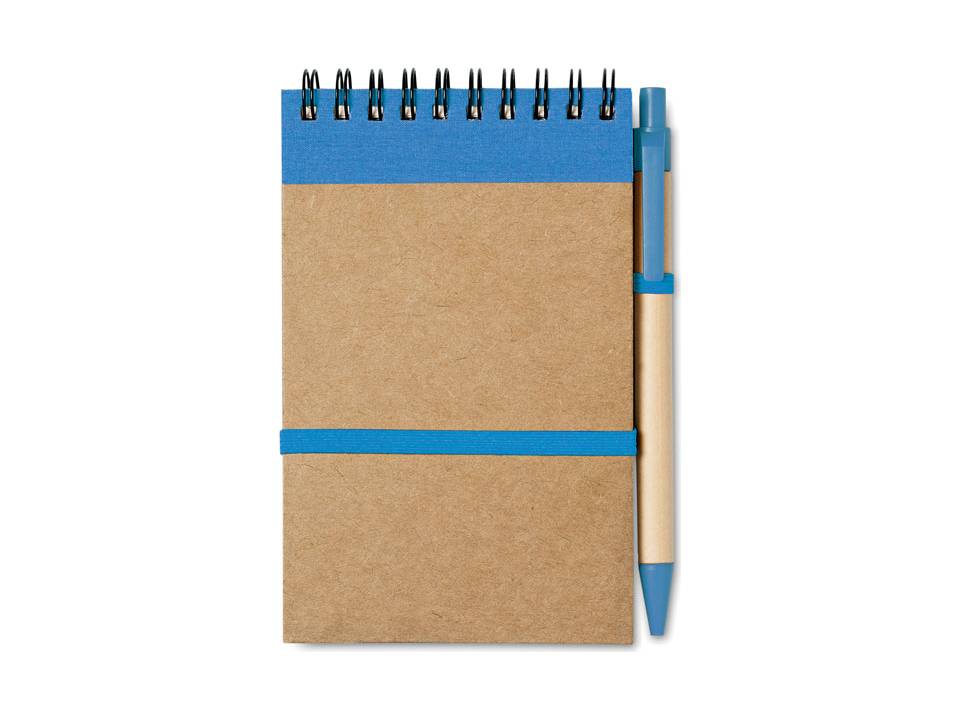 Bloc-notes recyclé et stylo 2