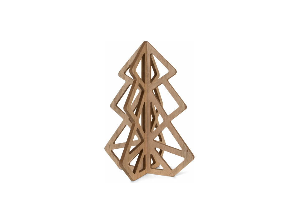 JENS Living Sapin de Noël en Bois 20CM 1