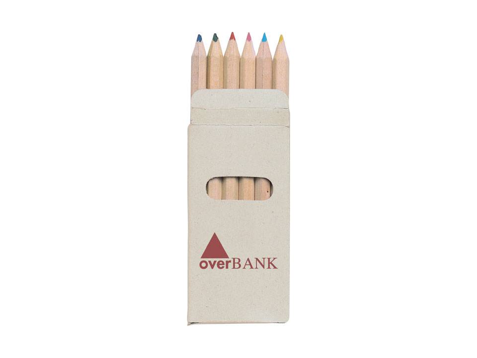 6 Crayons de couleur 1