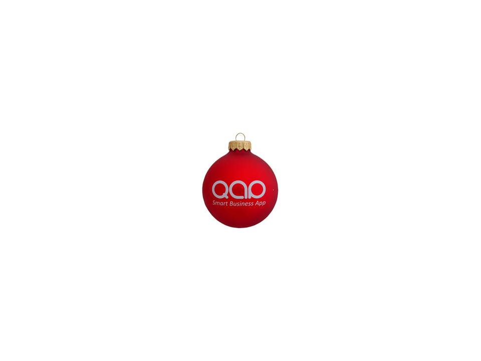 Kerstballen met logo bedrukken