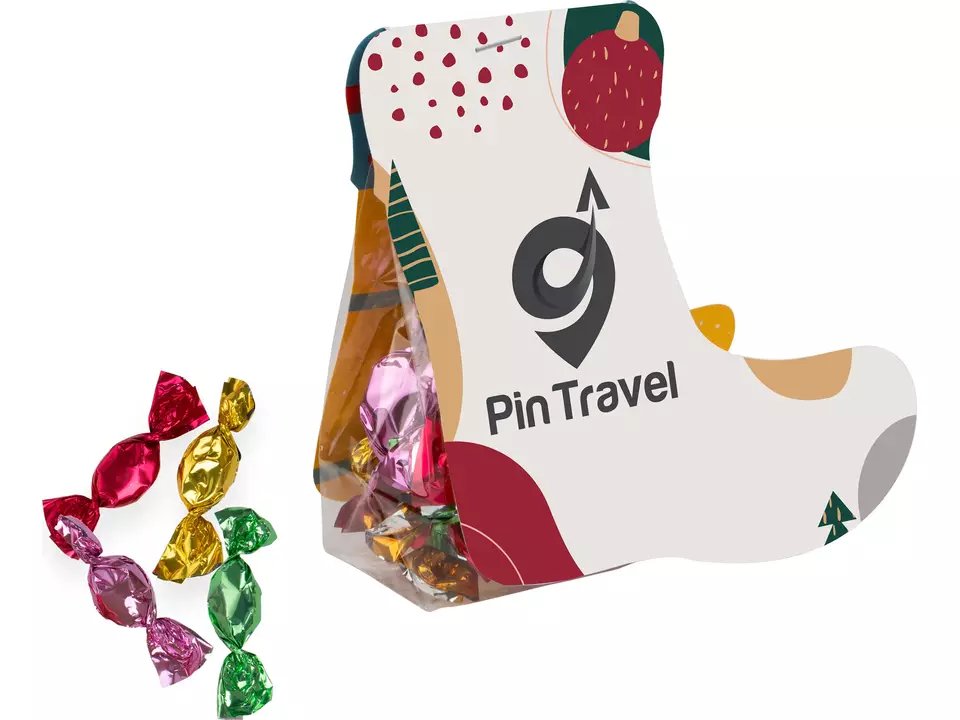 Chaussette de Noël avec bonbons 1