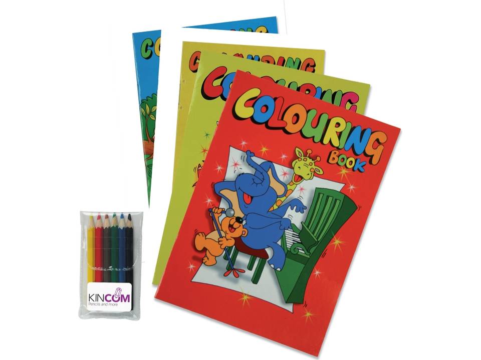 Kleurboek set bedrukken