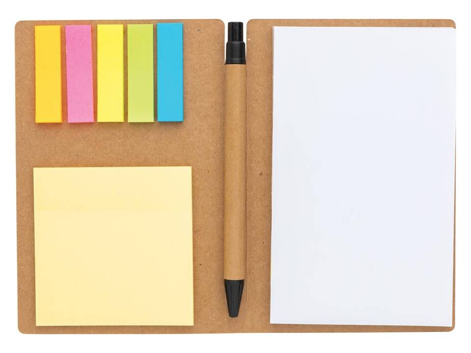 Carnet A6 de notes autocollantes avec stylo 6