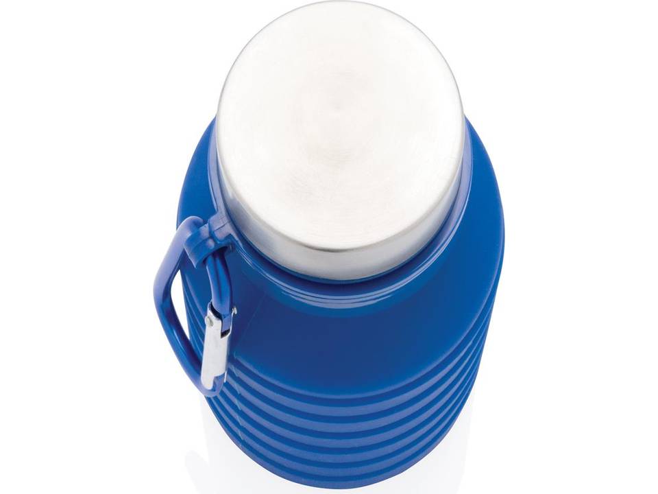 Bouteille en silicone pliable étanche avec couvercle 7