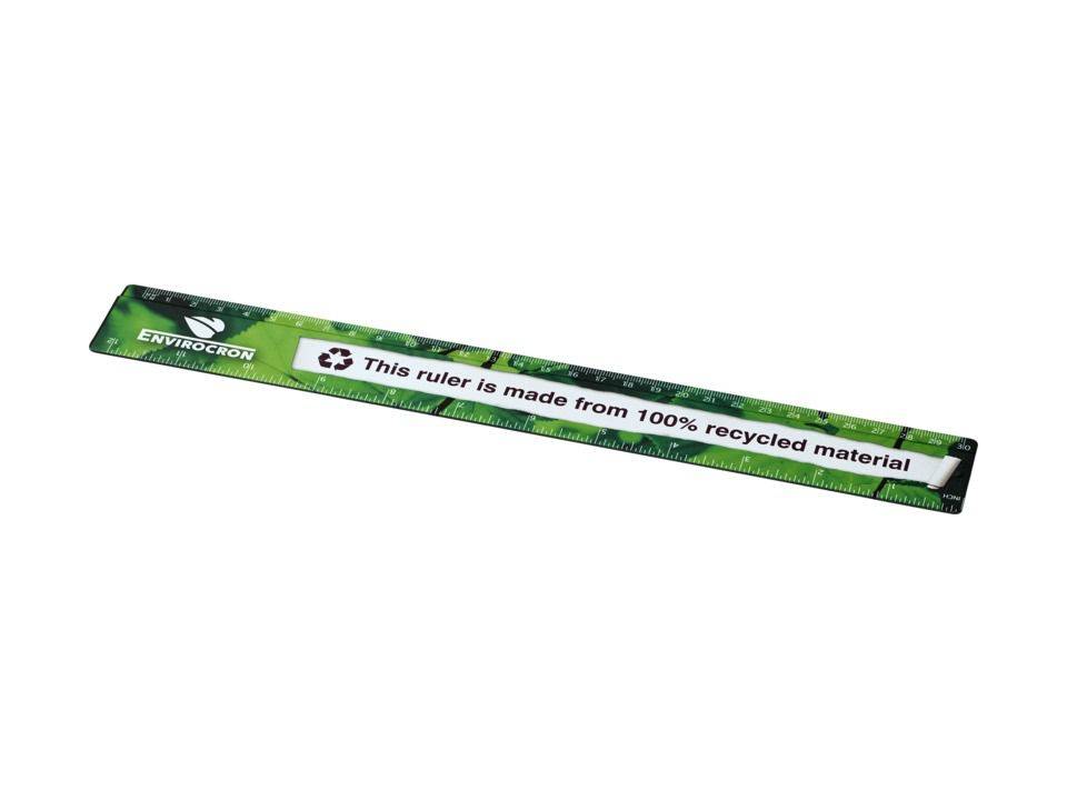 Règle Terran 30 cm 100 % plastique recyclé