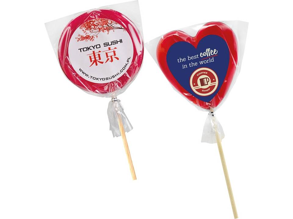 Lollipops met logo