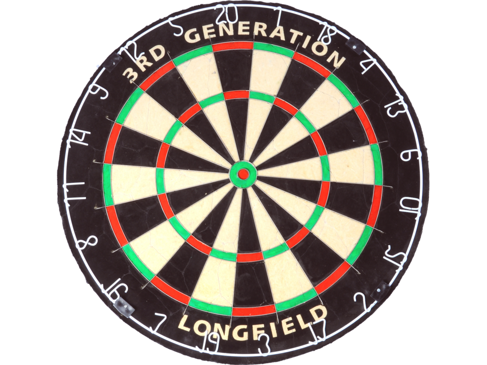 Longfield wedstrijd dartbord