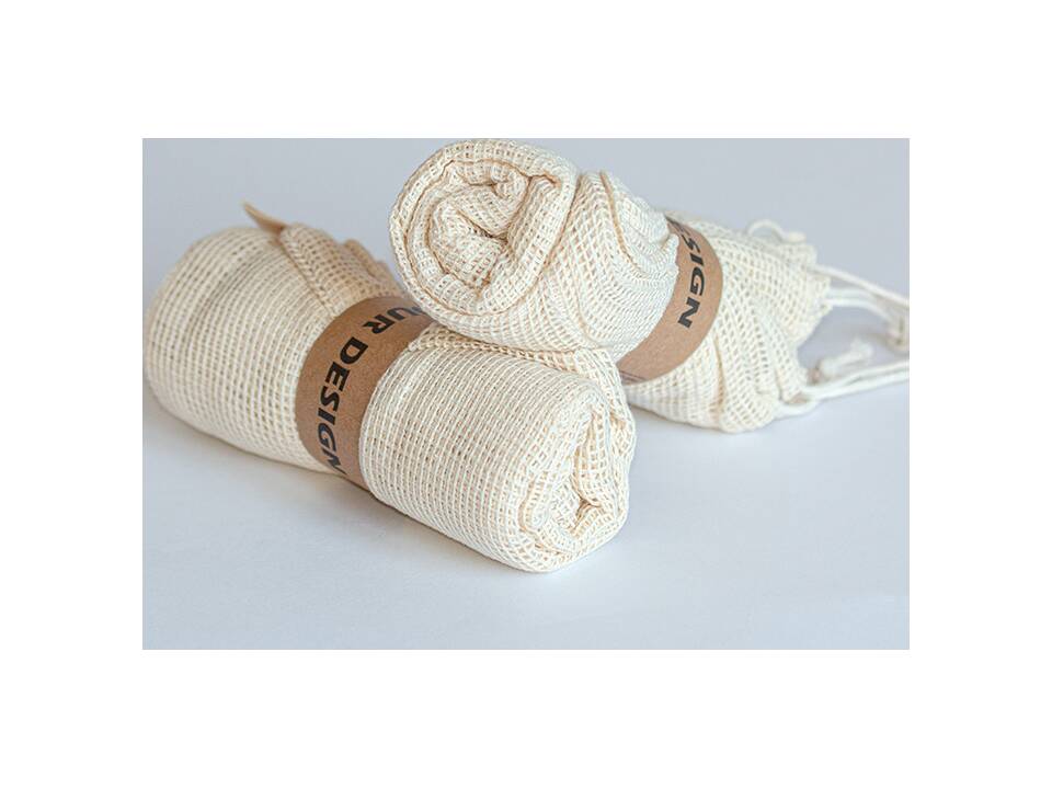 Sac à provisions en filet de coton, sur mesure et conforme au contact alimentaire – 30 x 35 cm – Design entièrement personnalisé 2