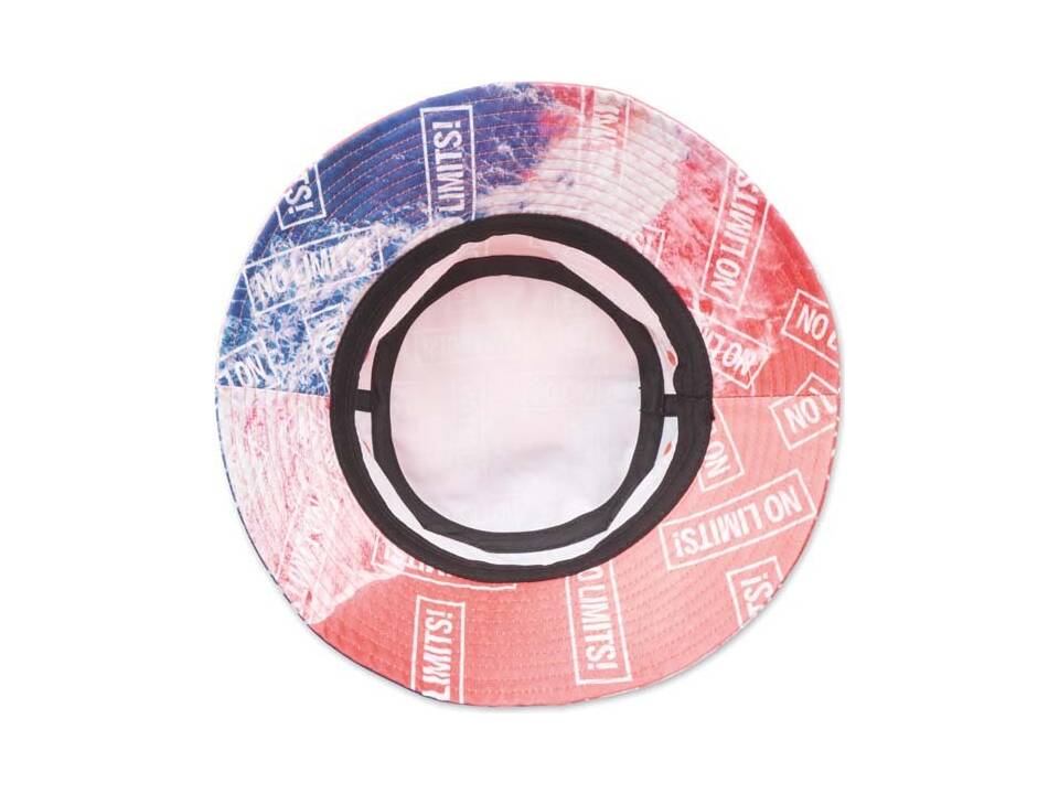 Chapeau de soleil sur mesure en polyester 260 g/m² avec impression full color – design entièrement personnalisé 8