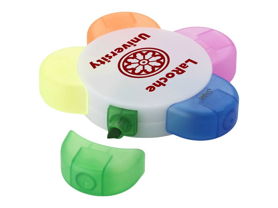 Marqueur 5 couleurs de Scripto 5