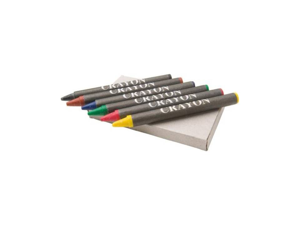 Crayons gras 6 pièces 1