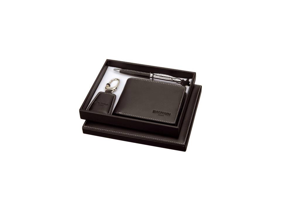 Parure portefeuille porte-clés Millau de Balmain 1