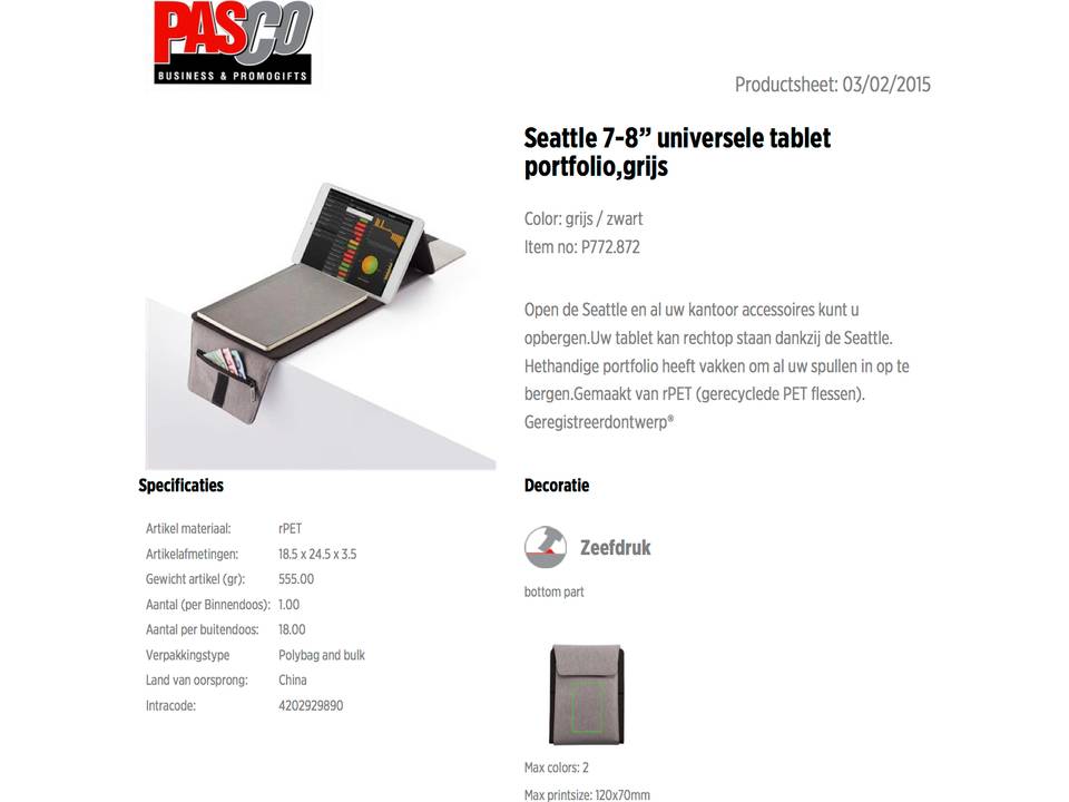 Conferencier porte-tablette Seattle 1