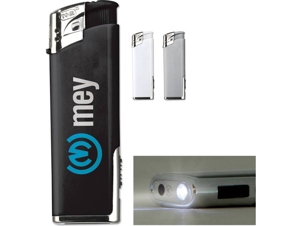 Briquet electronique avec lampe led 1