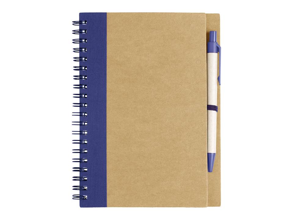 Bloc-notes recyclé avec stylo 19