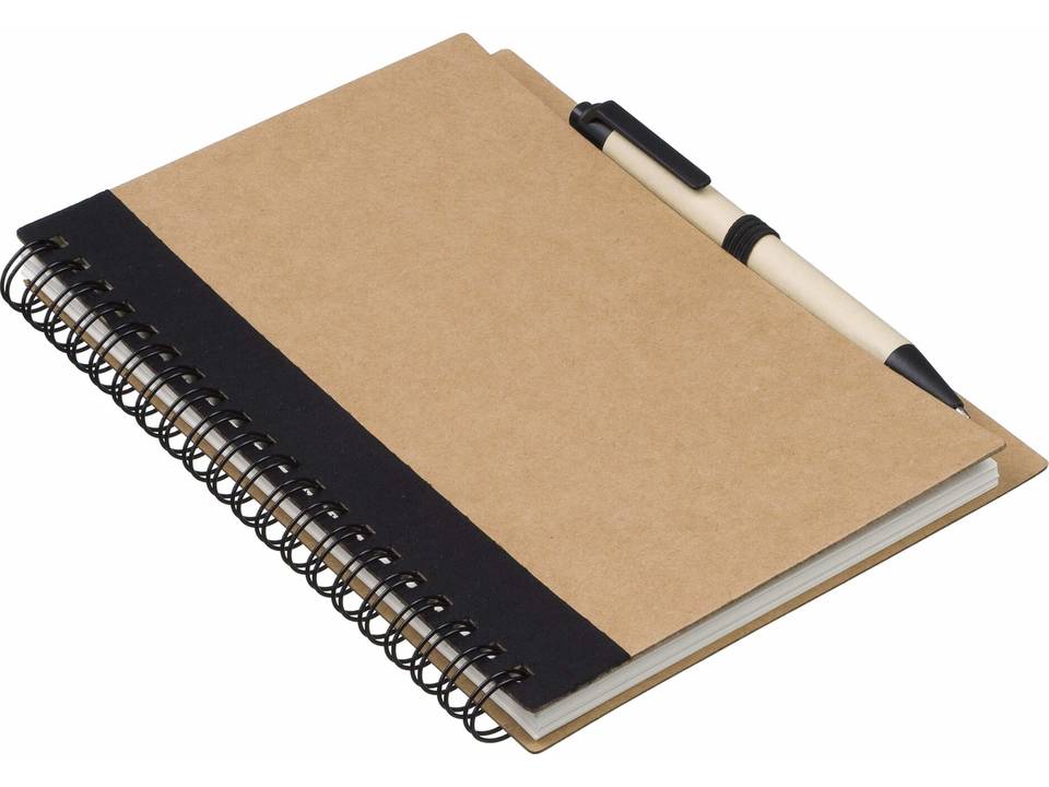 Bloc-notes recyclé avec stylo 15