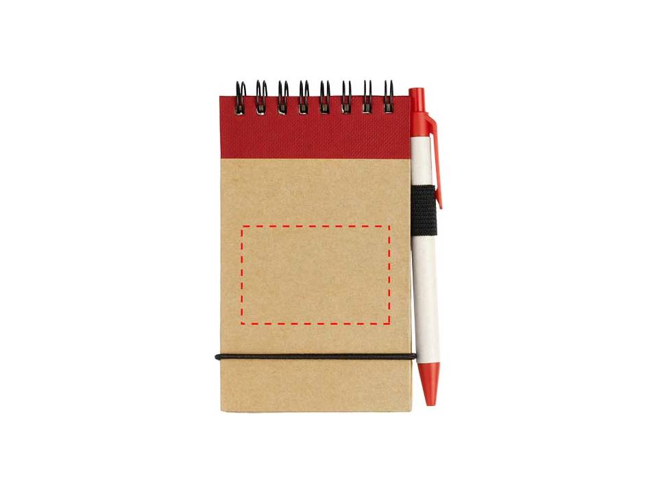 Bloc-notes recyclé avec stylo 19