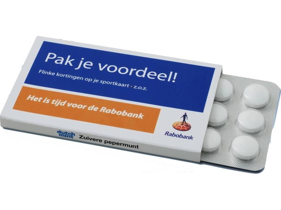 Bonbons à la menthe sous blister 1