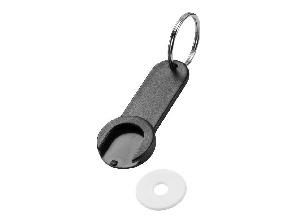 Porte-cles avec jeton Shoppy 14
